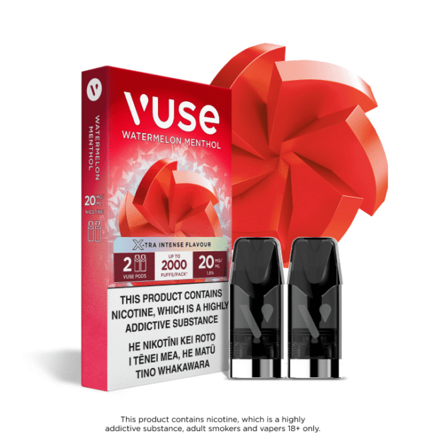 Vuse eLiquids – Watermelon – 2.5% (28.5mg/ml) & 1.8% (20mg/ml) - Image 2